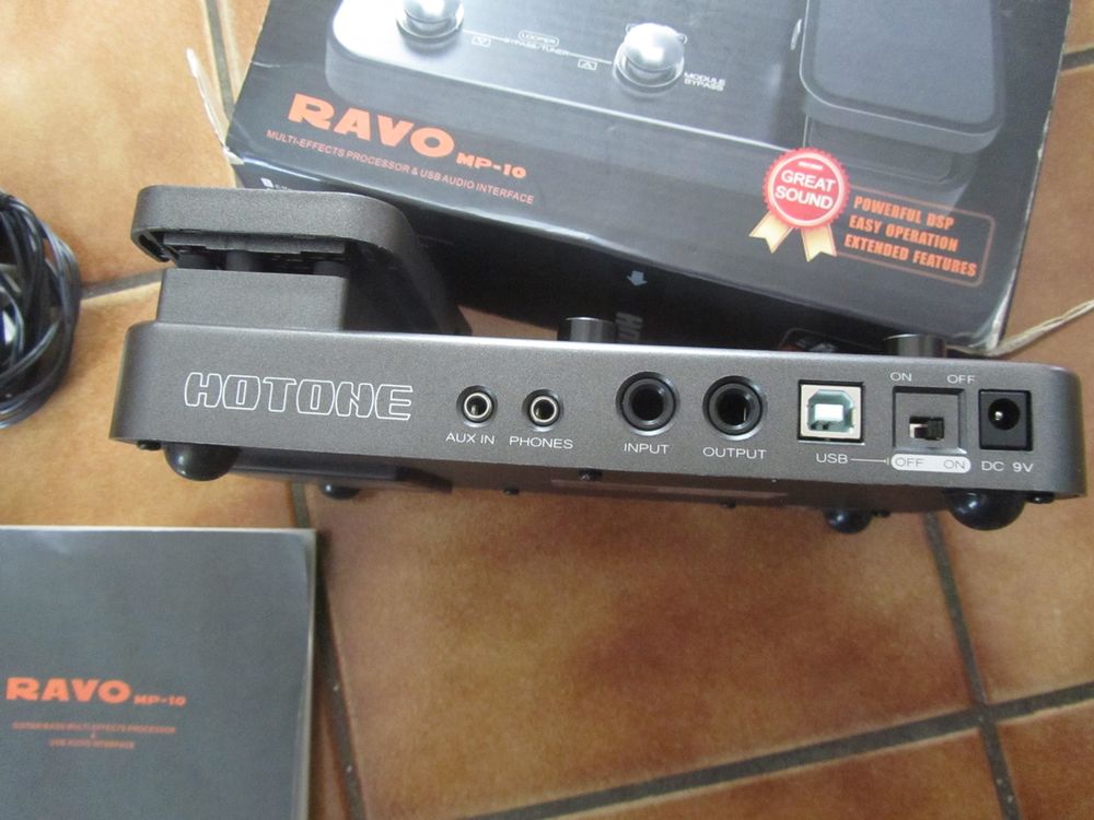 MULTI EFFET guitare Hotone Ravo MP-10 Instruments de musique