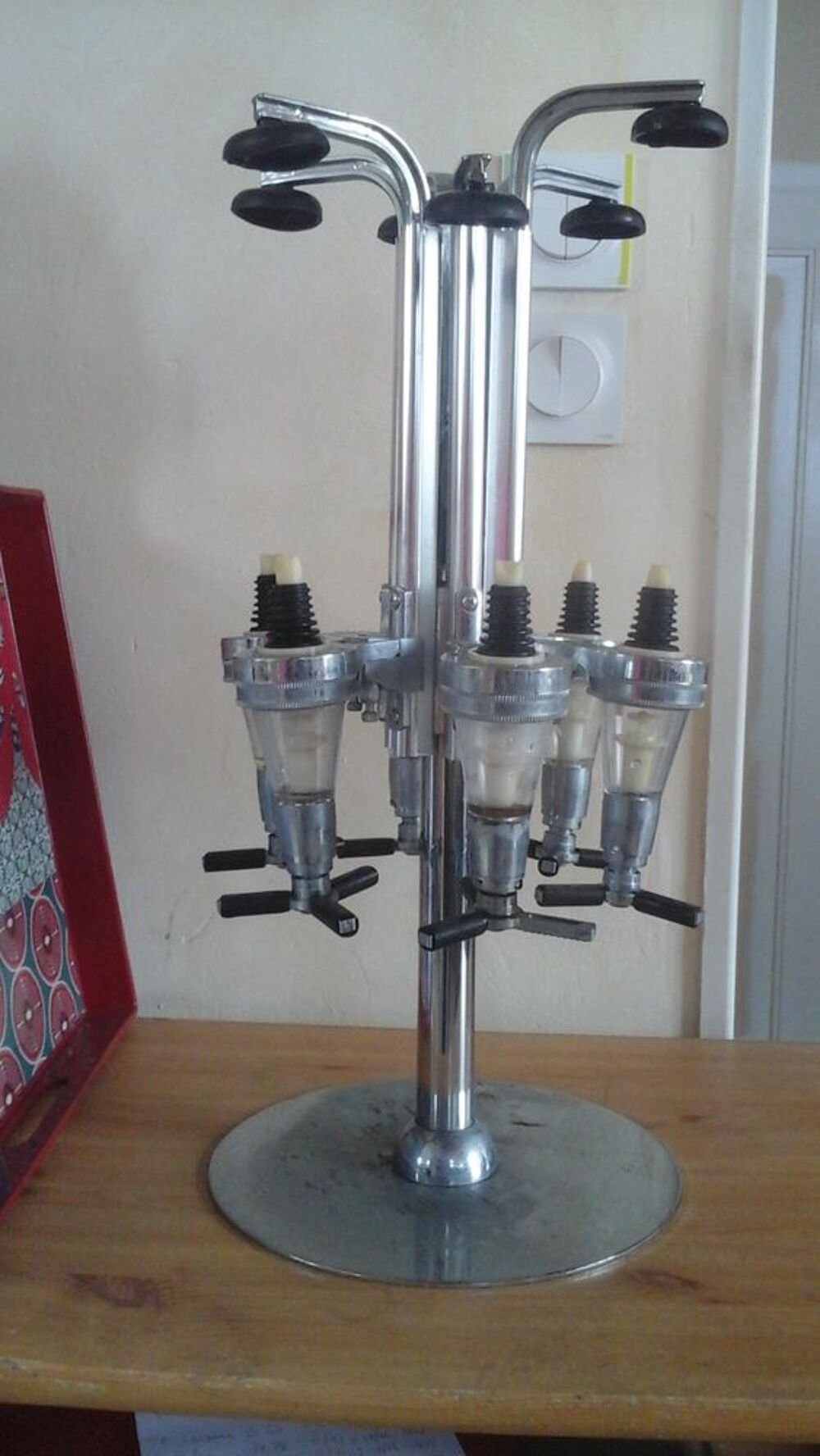 Distributeur doseur 6 bouteilles inox Cuisine