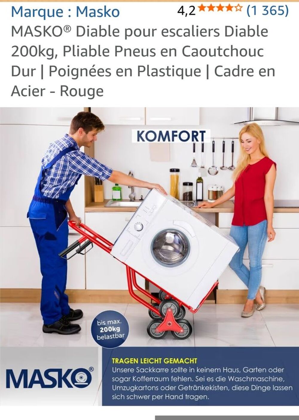 Diable &agrave; trois roues, servi une fois Bricolage