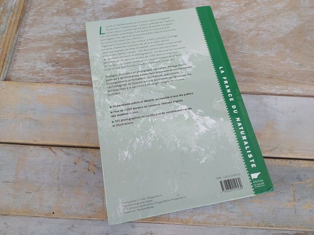 Livre La nature m&eacute;diterran&eacute;enne Delachaux et Niestl&eacute; Livres et BD