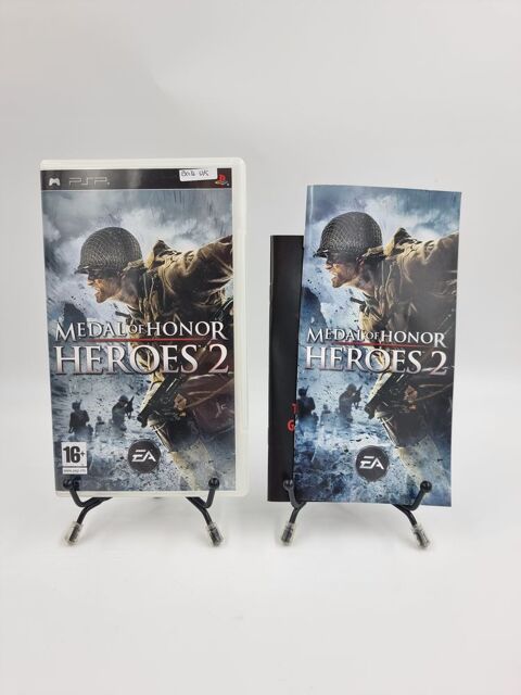 Jeu PSP Medal of Honor Heroes 2 (boite UK) en boite, complet 5 Vulbens (74)