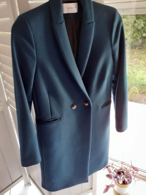Manteau laine bleu canard 30 Talence (33)