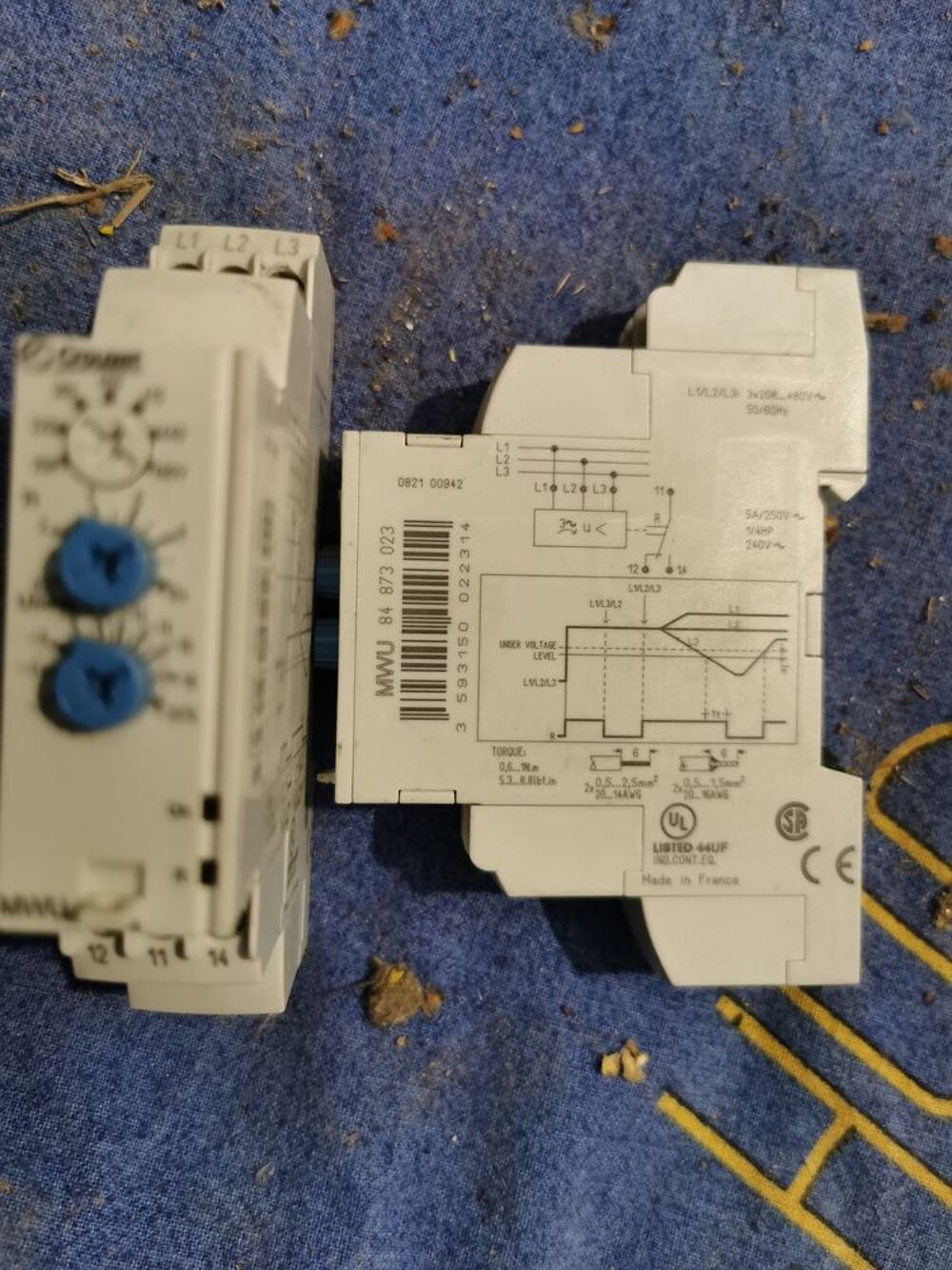 GROUZET relais de surveillance de tension SPDT; 250VAC Bricolage