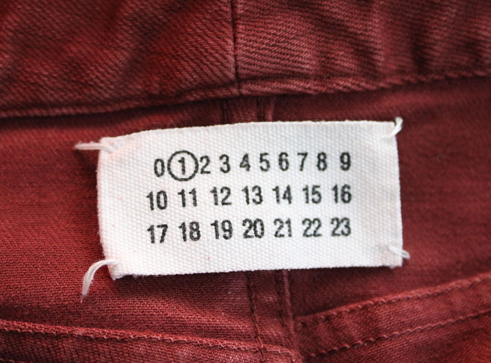 Jeans slim terracotta MARGIELLA T.36 Vêtements