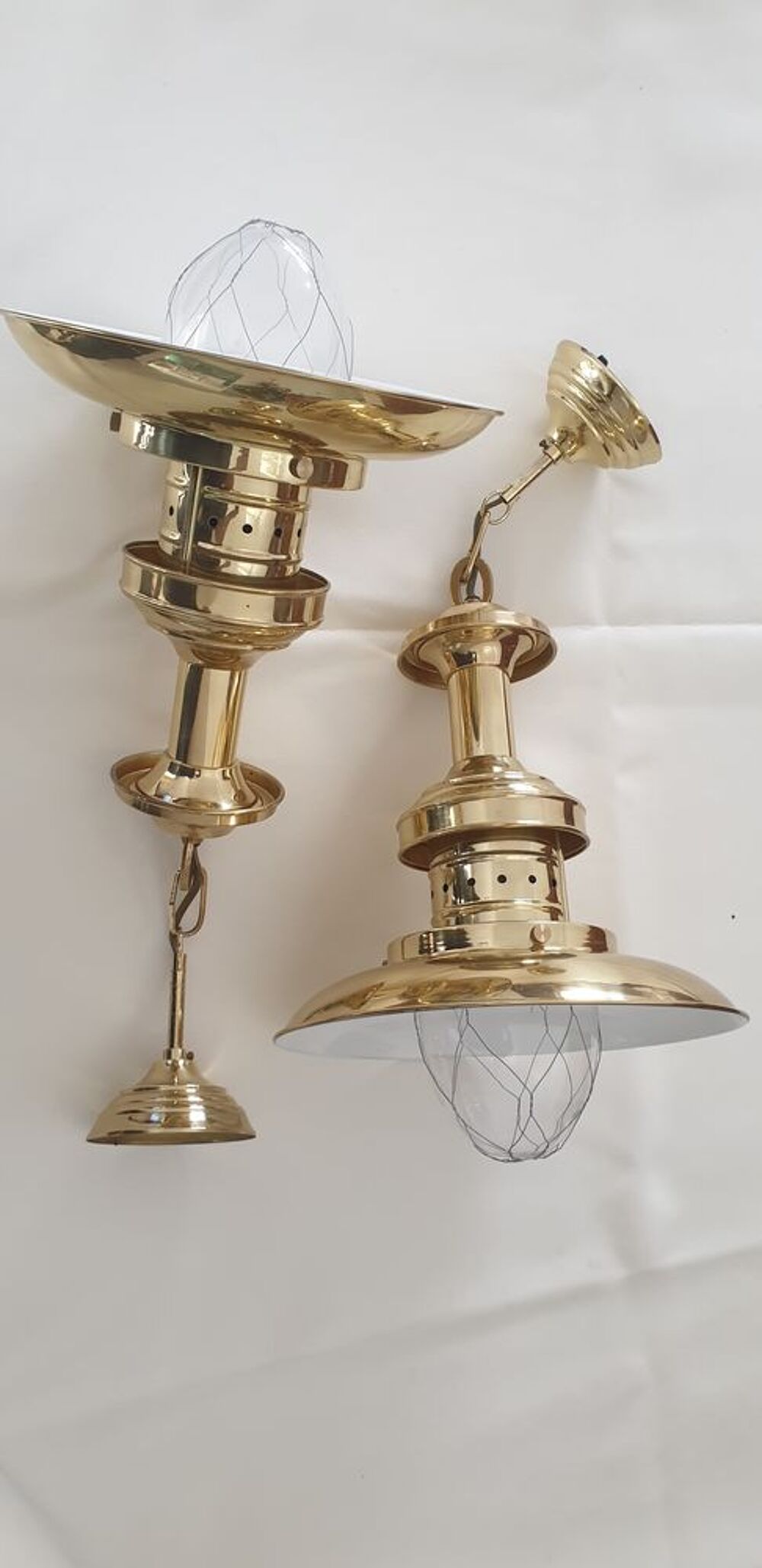 Suspension marine en laiton Décoration