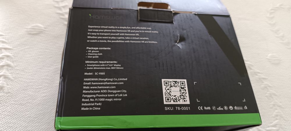 Casque de r&eacute;alit&eacute; virtuelle Hamswan Téléphones et tablettes