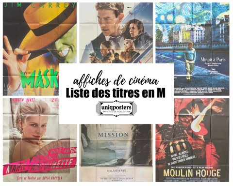 Affiches originales de cin�ma : Films en M (partie 3) 0 Montpellier (34)
