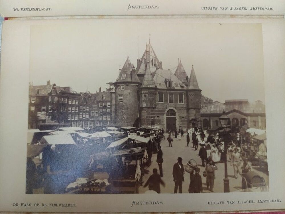Album 12 Photographies Albumin&eacute;es XIX&egrave;me Amsterdam Pays-Bas 