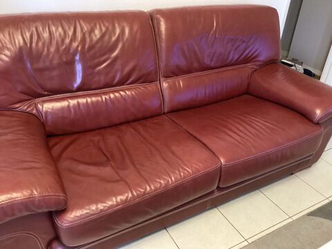 Canap� en cuir fabriqu� en france 600 Ploemeur (56)
