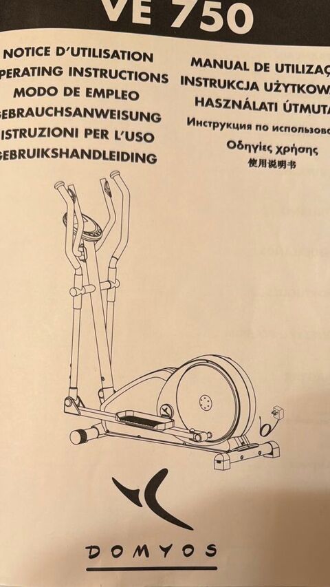 v�lo elliptique Domyos 100 Saint-Nicolas-de-Bourgueil (37)