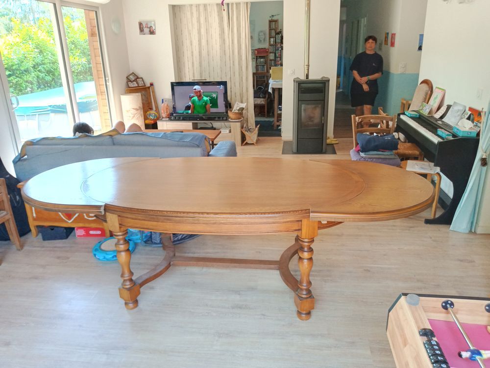Table de salle &agrave; manger avec rallonges Meubles