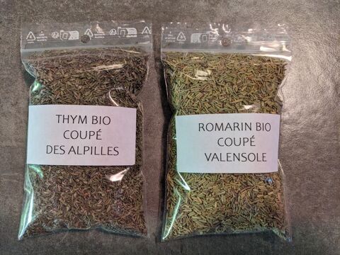 THYM + ROMARIN BIO 80 gr herbes de provence de Valensol et d 5 Marseille 13 (13)