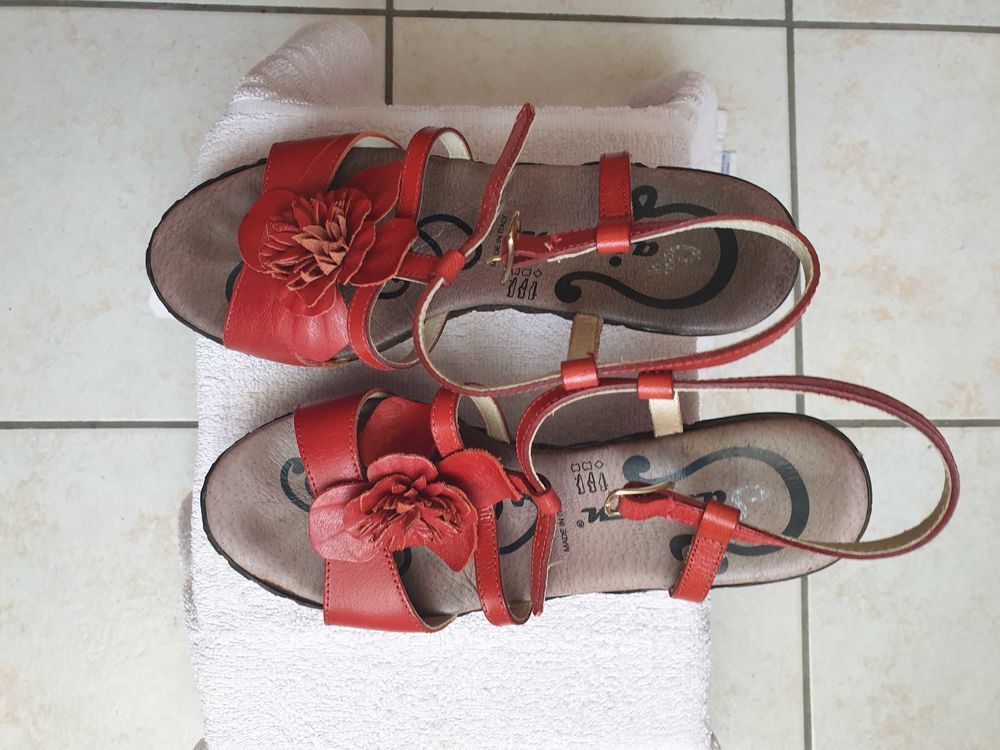 sandales d'&eacute;t&eacute; &agrave; talons femme Chaussures