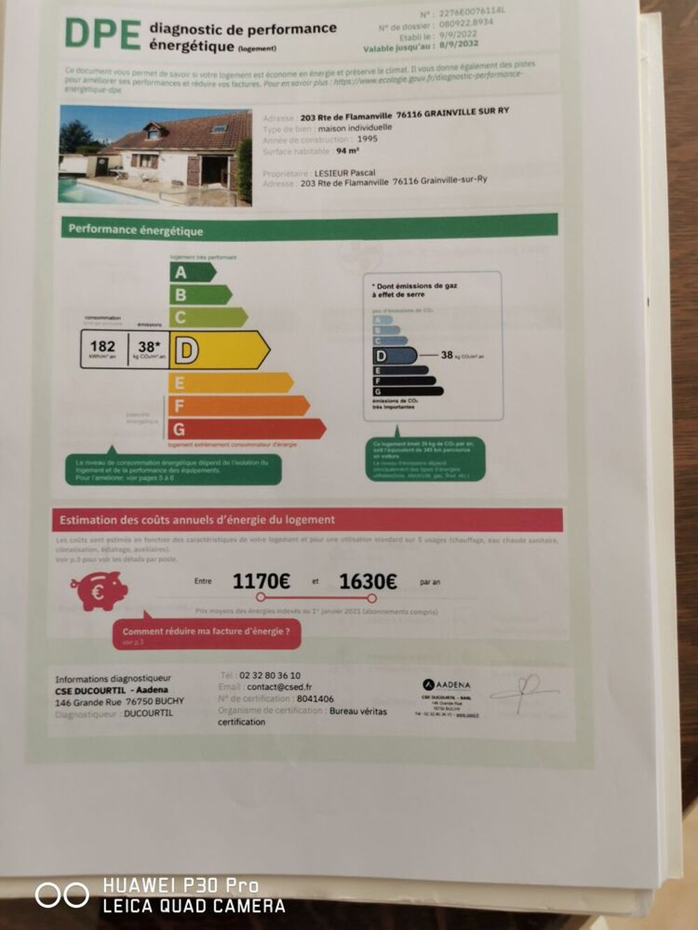 Vente Maison Maison au calme Grainville-sur-ry