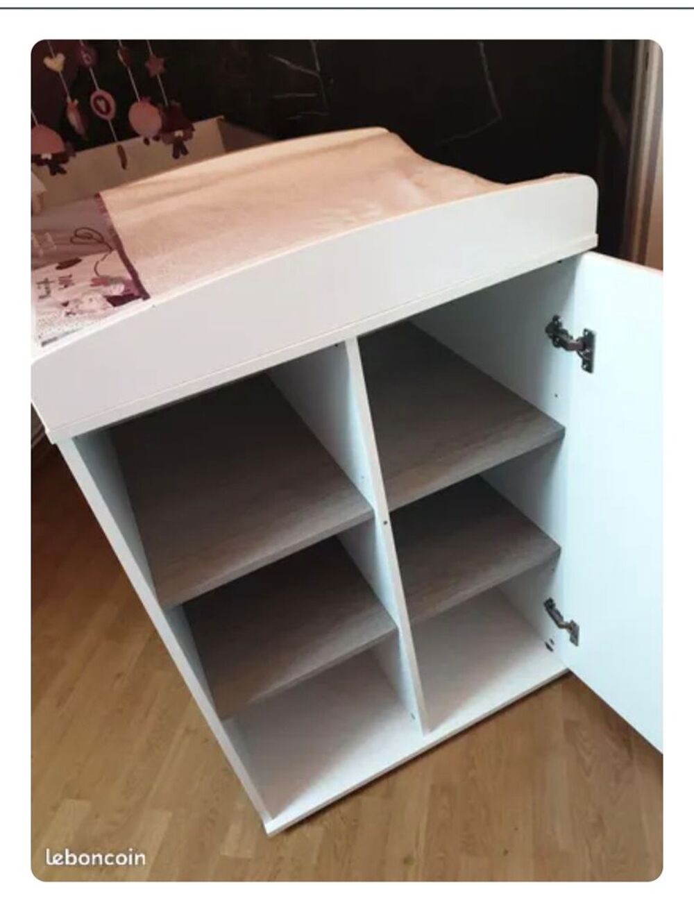 Lot trio poussette et lit b&eacute;b&eacute; avec meuble Puériculture