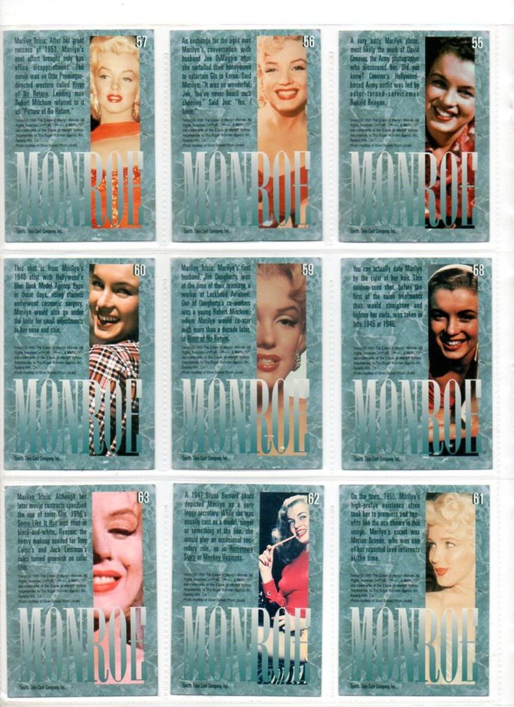 CARTES DE COLLECTION 