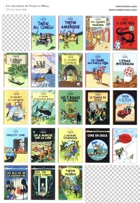 Les Aventures de Tintin par Herg 10 Vanduvre-ls-Nancy (54)