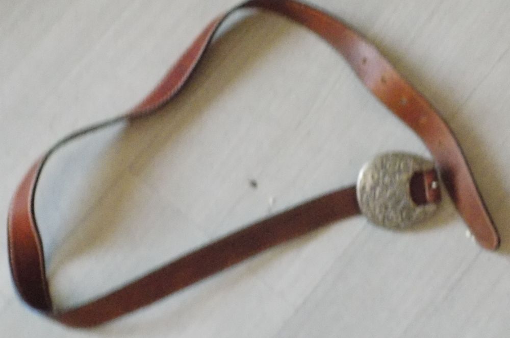 Ceinture marron Maroquinerie