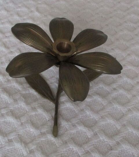 CENDRIER BOUGEOIR VINTAGE EN LAITON 70 Saint-Andr�-les-Vergers (10)