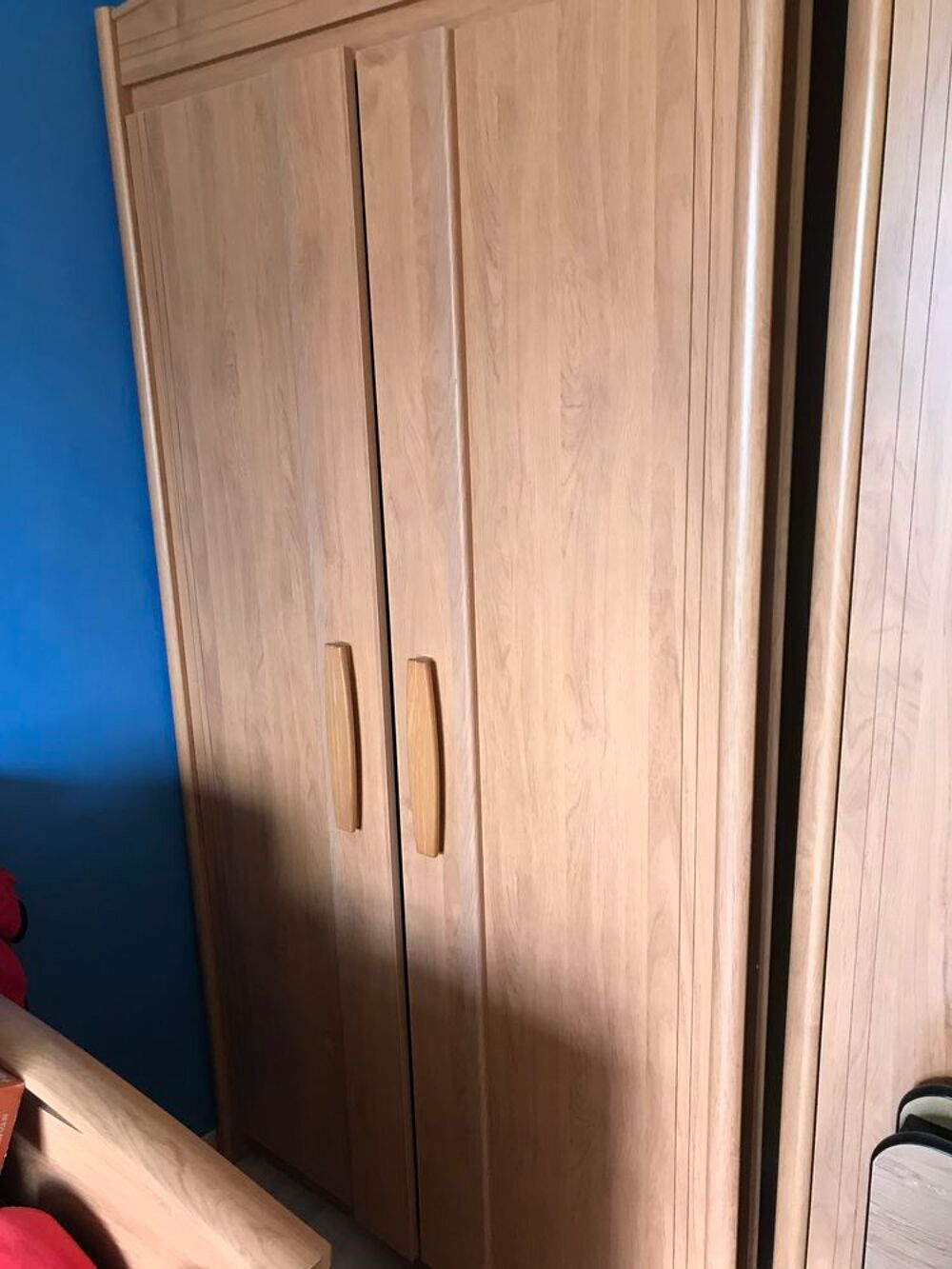 Chambre compl&egrave;te junior couleur aulne bois agglom&eacute;r&eacute; Meubles