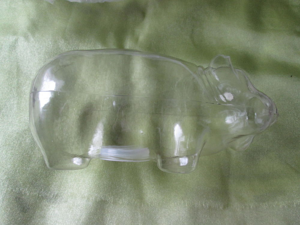Cochon transparent Tirelire 