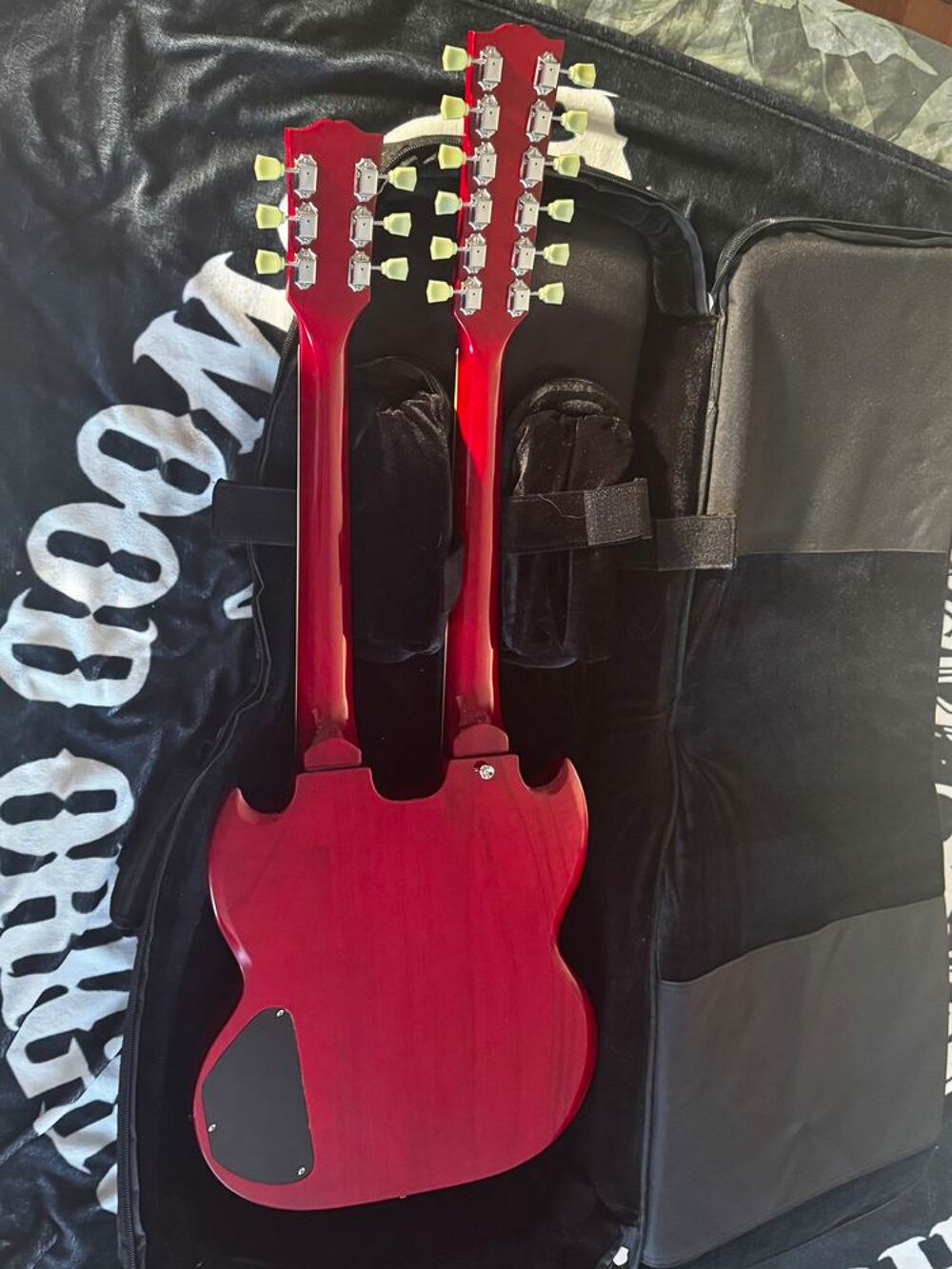 Guitare &eacute;lectrique Custom 1969 EDS-1275 SG Double Neck Jimmy Audio et hifi
