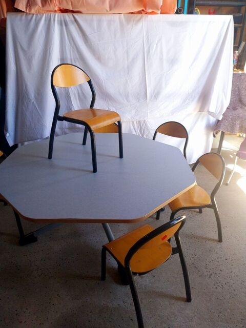 Table maternelle avec chaises maternelle au choix Mées (40)
