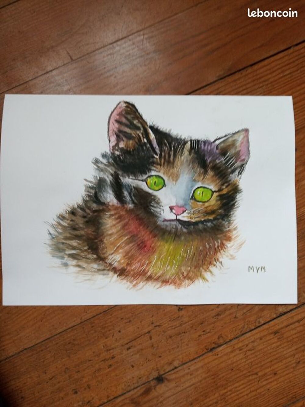 AQUARELLE CHATS Décoration