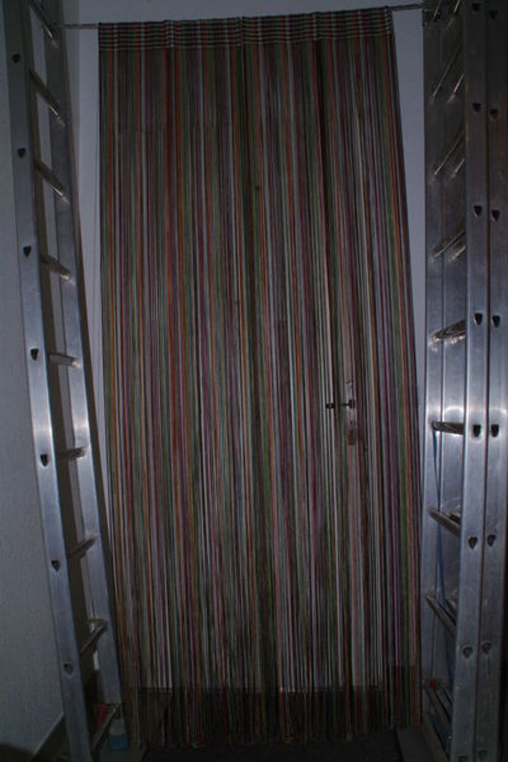 Panneaux fils multicolores pour rideaux porte ou fen&ecirc;trre Dcoration