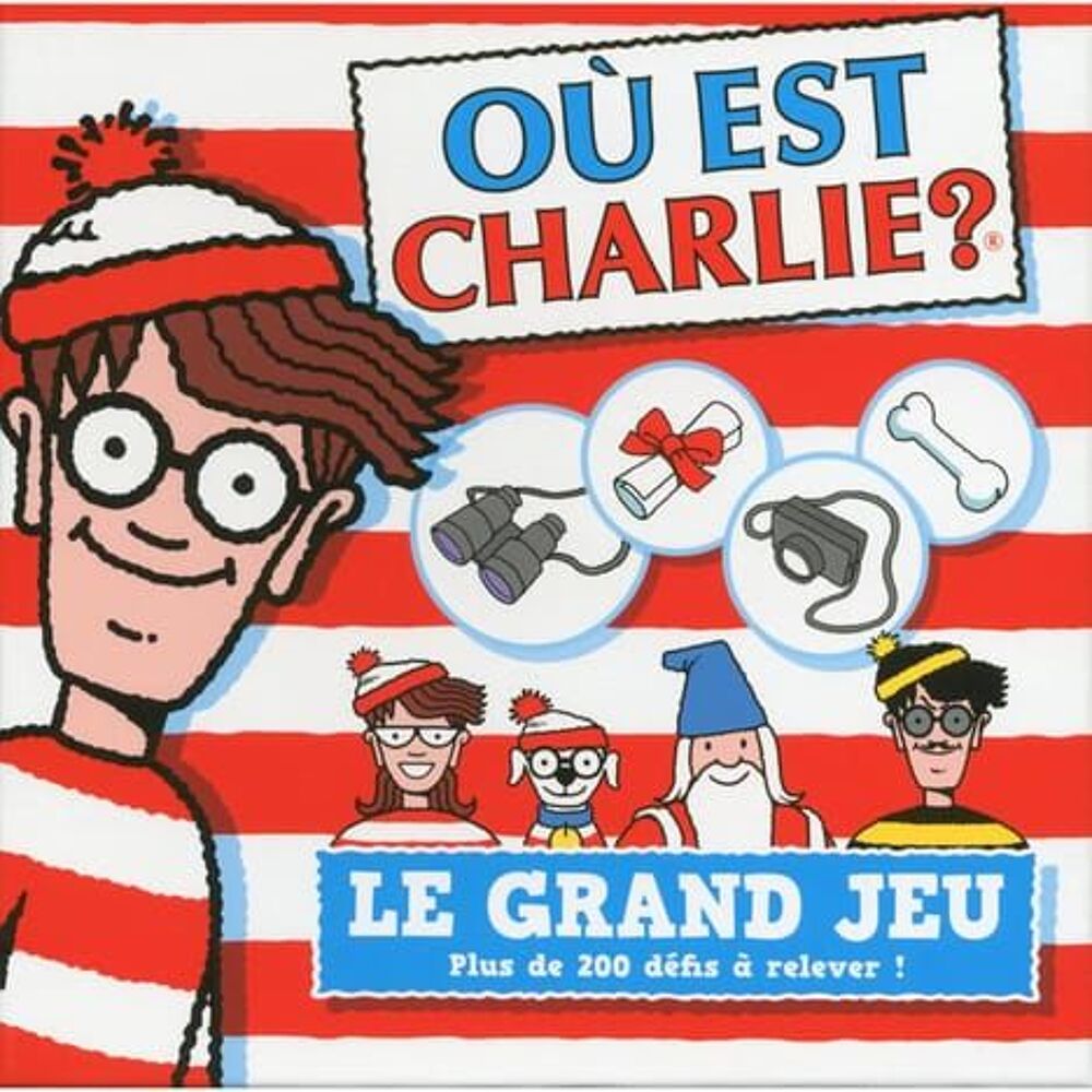 Jeu Soci&eacute;t&eacute; Ou est Charlie le Grand Jeu 200 Cartes Jeux / jouets