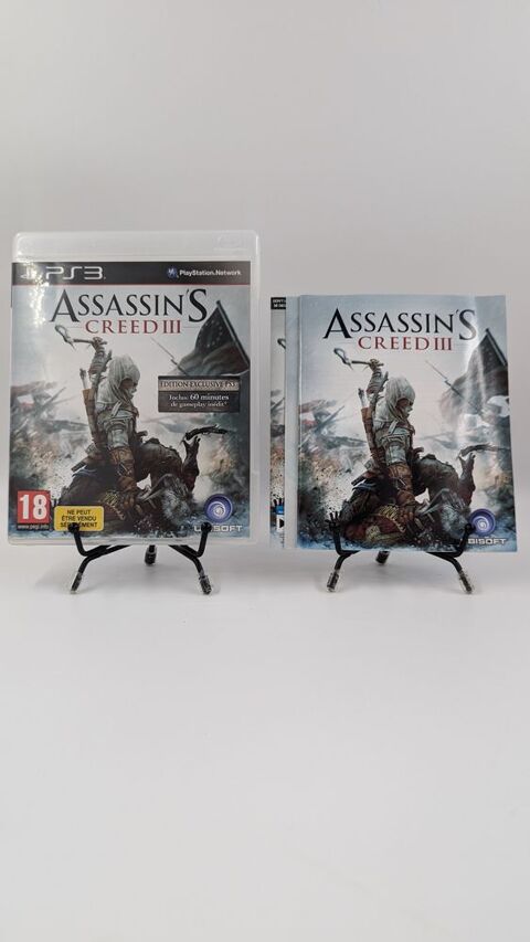Jeu PS3 Playstation 3 Assassin's Creed III (3) boite complet 2 Vulbens (74)