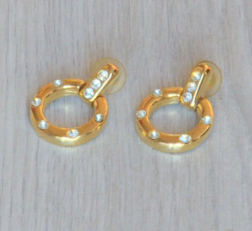 Boucles d'oreilles pierres brillantes Bijoux et montres