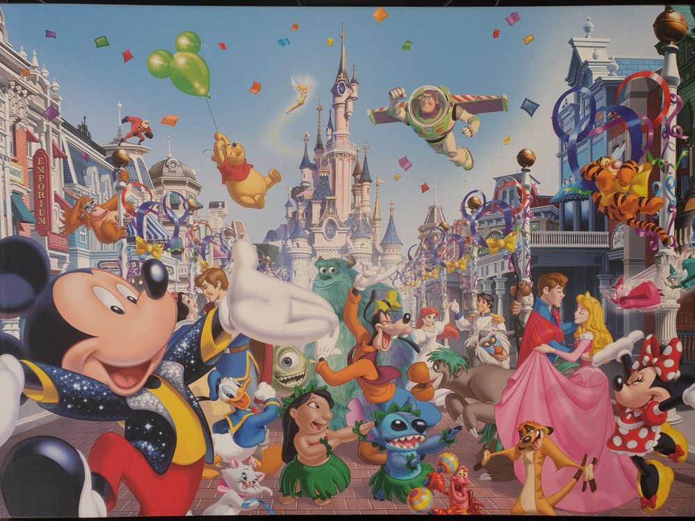 Toile Disney imitation tableau Décoration