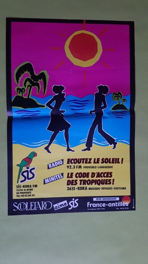 AFFICHE * RADIO * SIS KORA FM 0 Toulouse (31)