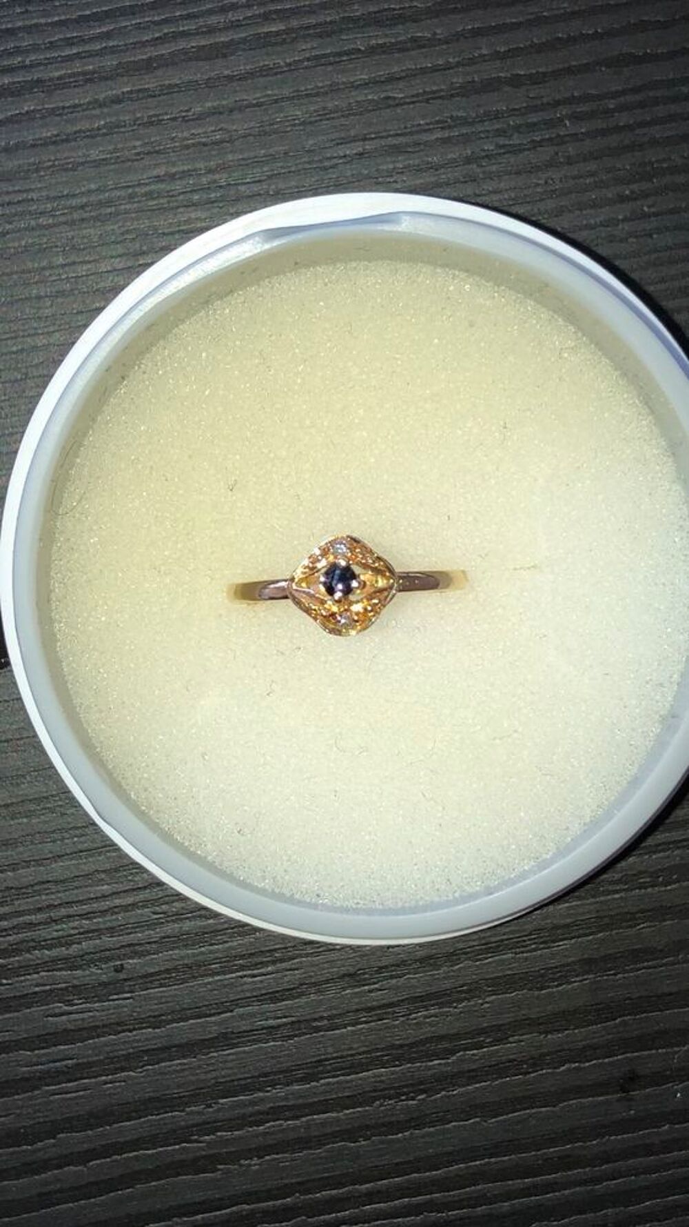 Bague or 18k et saphirs Bijoux et montres