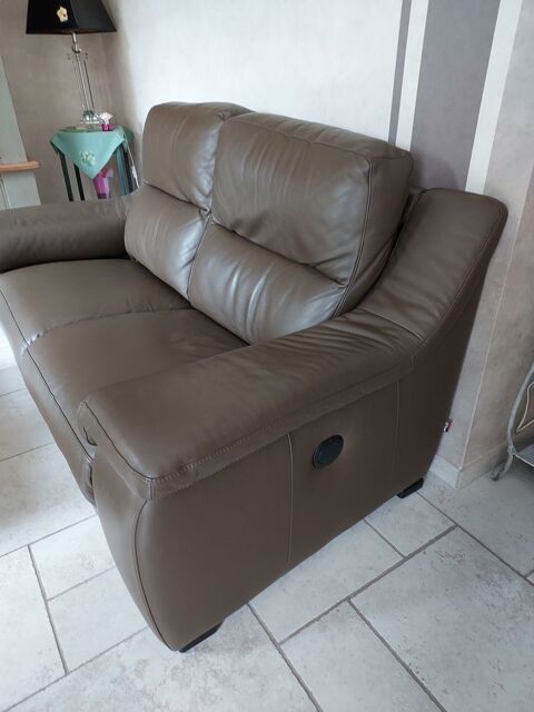 canap cuir 2 places 800 La Chapelle-Launay (44)