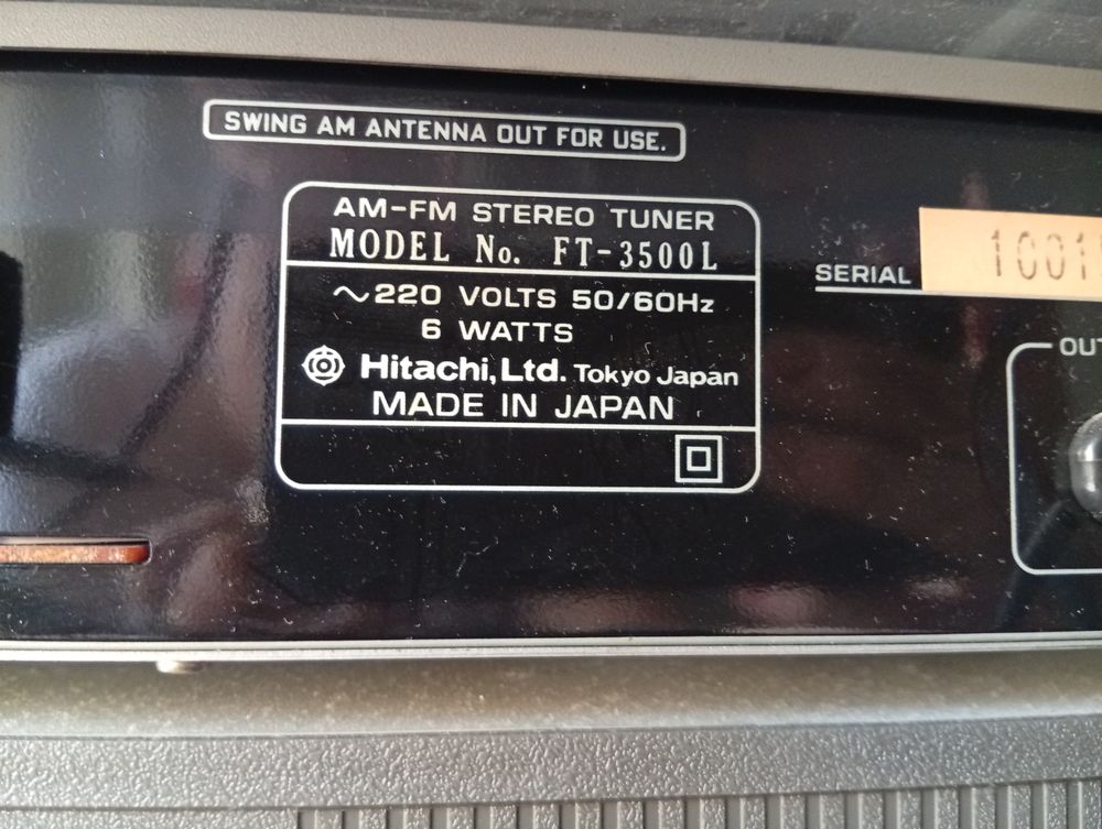Hitachi stereo amplificateur HA 3800 Audio et hifi