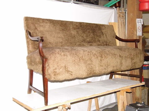 Banquette antiquit divan vintage canap banc d'poque siege fauteuil mridienne 110 Dunkerque (59)