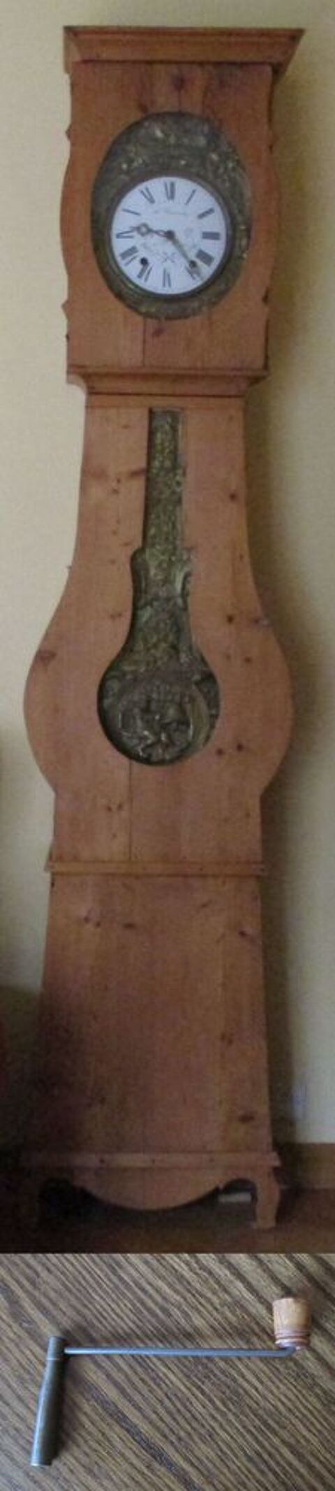 HORLOGE COMTOISE BALANCIER ANIME 200 Saint-André-les-Vergers (10)