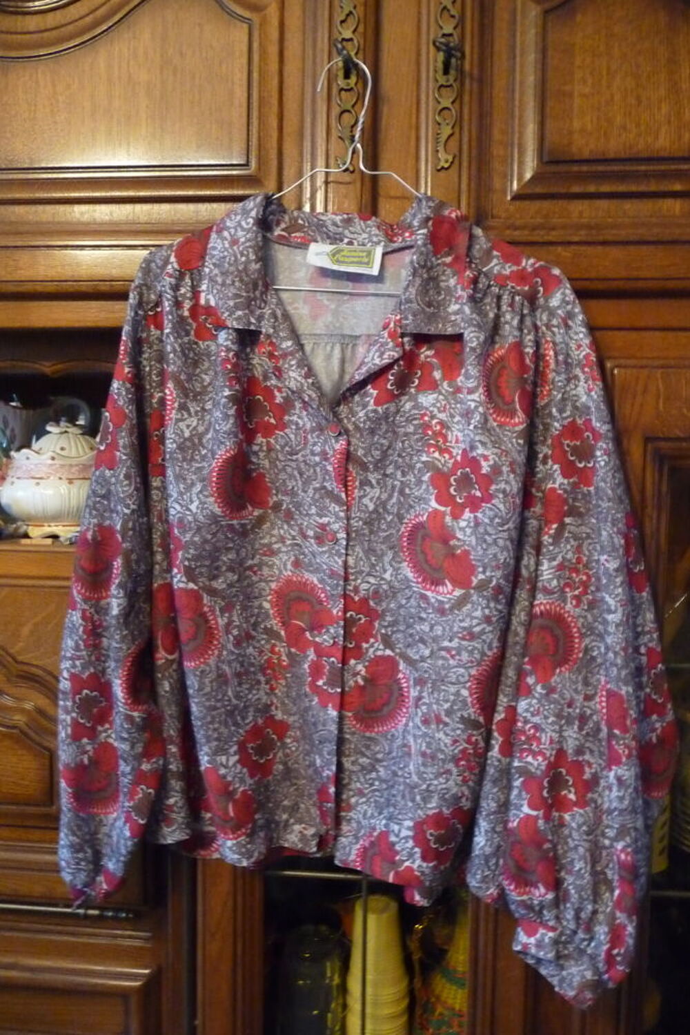 CHEMISIER FEMME T 44/46 MARQUE "JANINE PAUPORTE FR" Vêtements