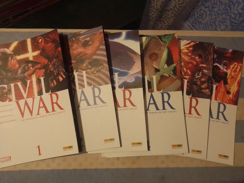 comics 7 N&deg;de Civil War Livres et BD