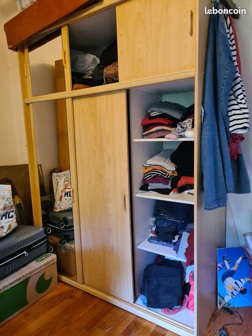 Armoire trois porte avec double miroir Meubles