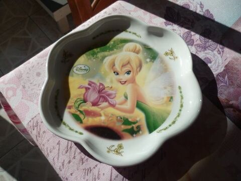 Assiette Fee Clochette disney Tinckerbell parc sto 9 F�ves (57)