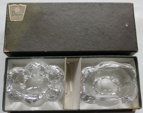 Saliere et poivriere Cristal DAUM 70 Issy-les-Moulineaux (92)