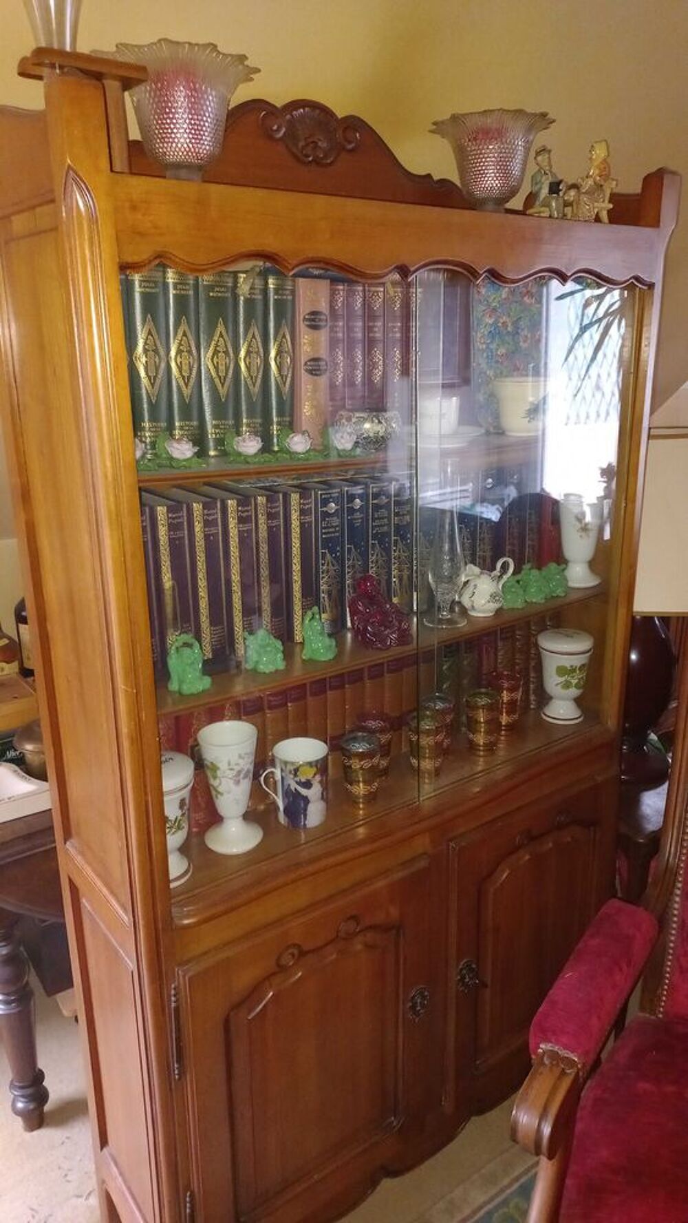 biblioth&egrave;que en merisier Meubles