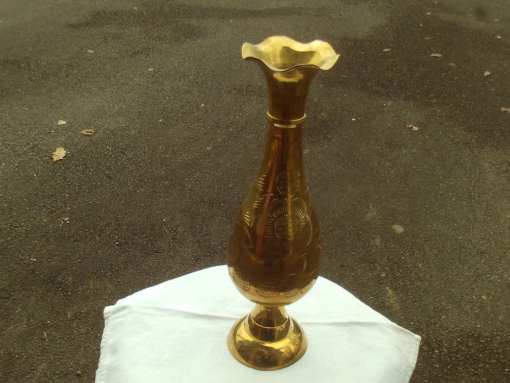 vase en laiton Dcoration