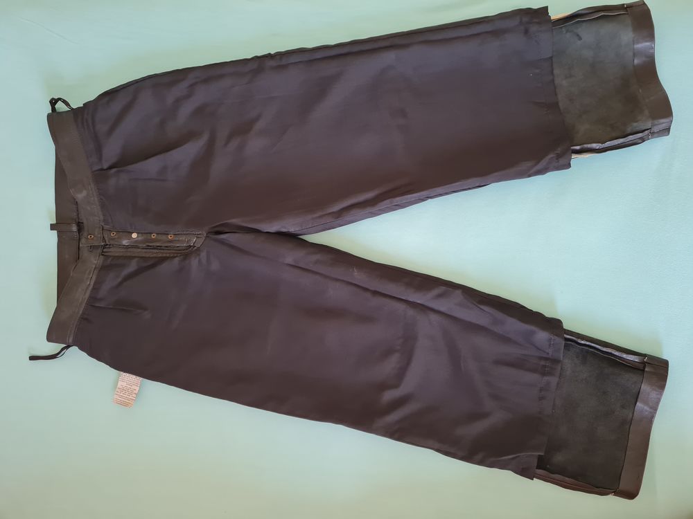 pantalon cuir homme Vêtements