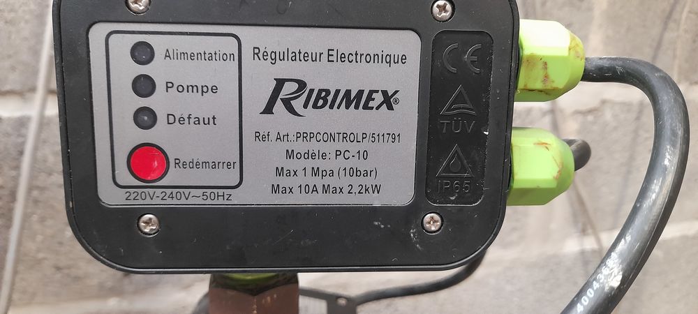 Pompe de surface multicellulaire avec son regulateur electro Bricolage
