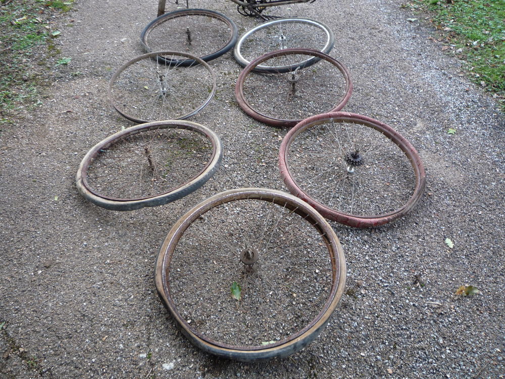 Roue de v&eacute;lo ancienne Bricolage