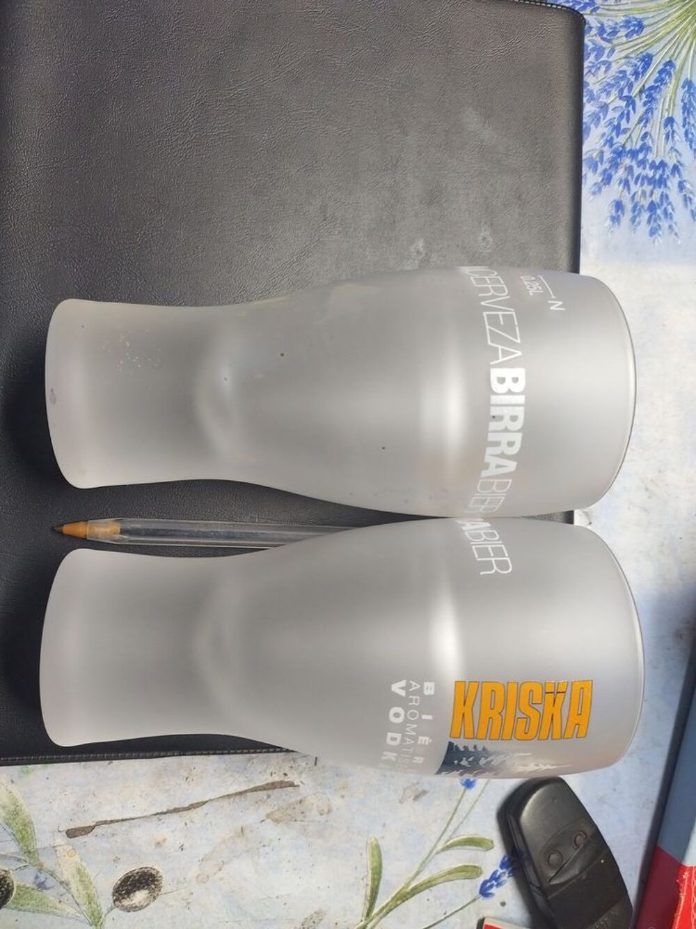 verre a biere de marque alaska 